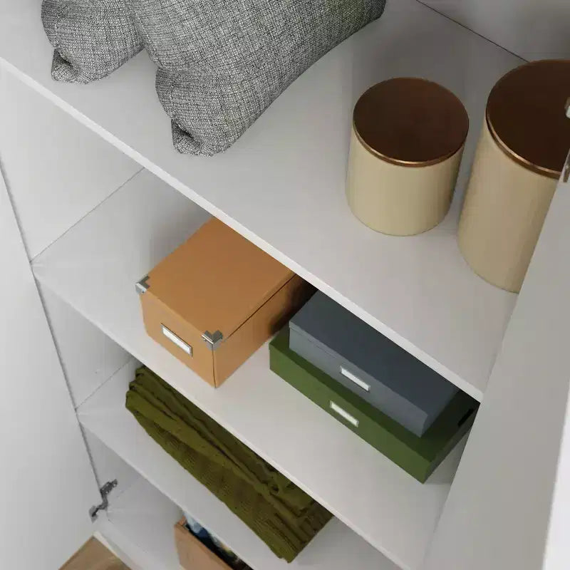 Armoire de rangement Sauder 2 portes blanche