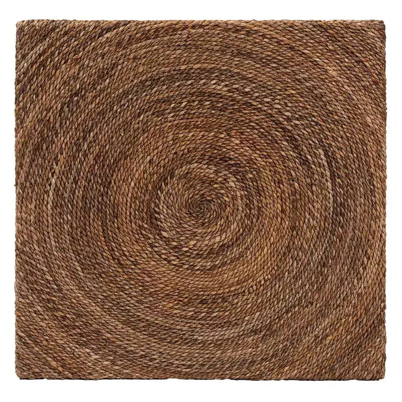 bali & pari Verino Coffee Table Natural Seagrass/Espresso Brown
