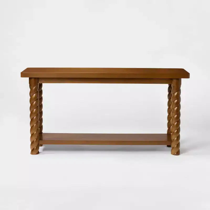Console de 60 pouces avec pieds tressés – Threshold™ conçue avec Studio McGee