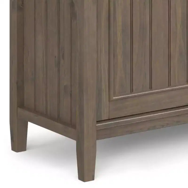 Rowan Medium Storage Cabinet Smoky Brown - WyndenHall: Adjustable Shelves, Media Stand, Cord Management