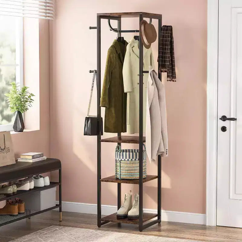 LITTLE TREE Freestanding Coat Rack Brown
