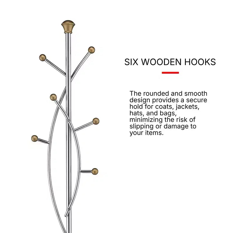 Appendiabiti ad albero Silver Tree Gold