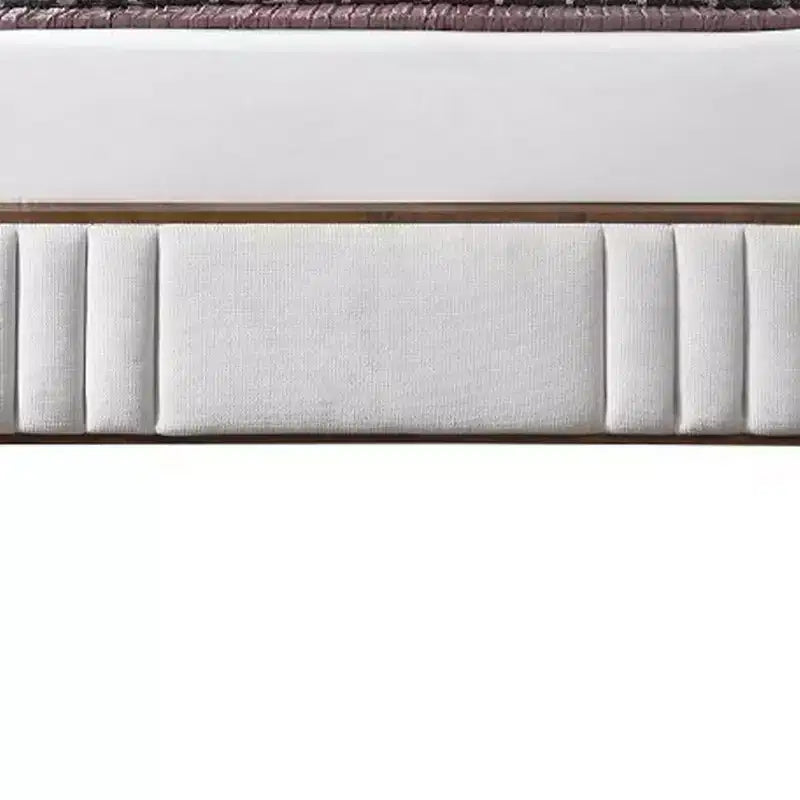 87.4" Eastern King Bed Kaleea Bed Light Gray Chenille Walnut Finish - Acme Furniture