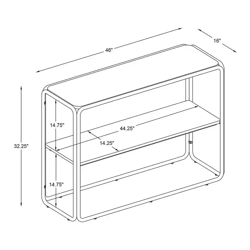 Console de table avec structure chromée - Hearth & Hand™ avec Magnolia
