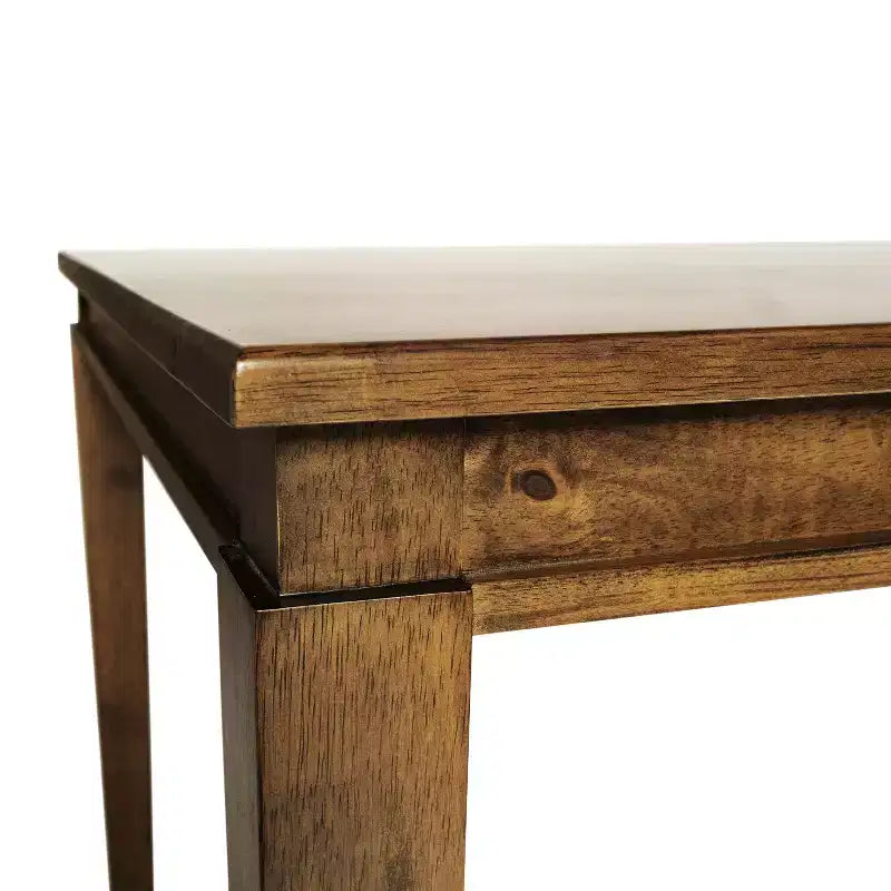 Merrick Lane Wooden Dining Table with Tapered Legs
