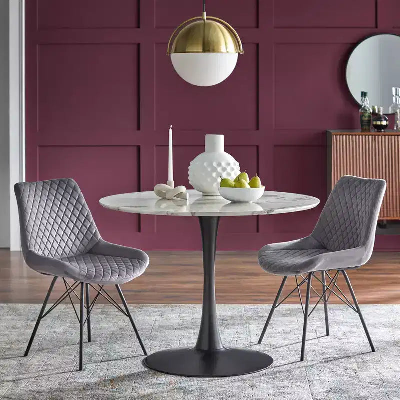 Kavitt Round Dining Table - Angelo:Home