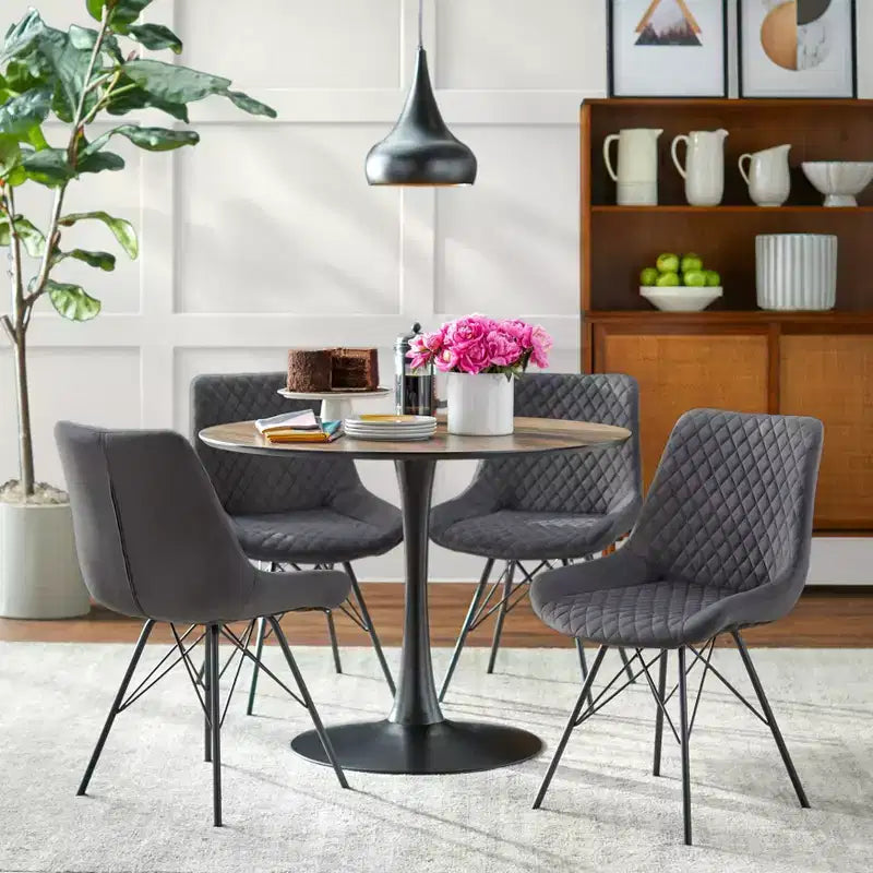 Kavitt Round Dining Table - Angelo:Home