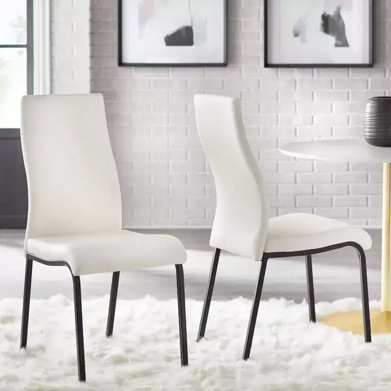 Set of 2 Nora Contemporary Dining Chairs - Buylateral