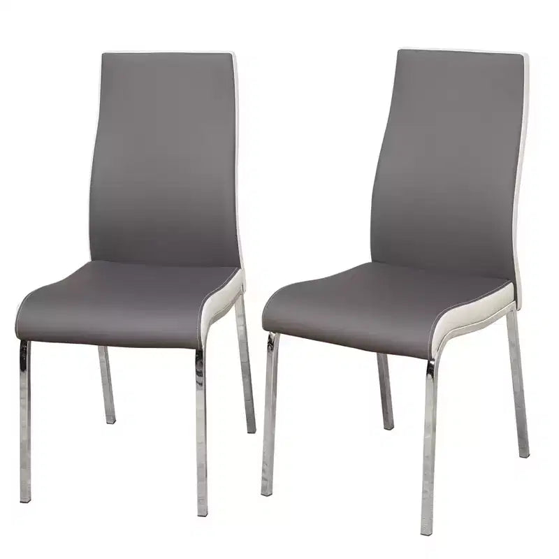 Set of 2 Nora Contemporary Dining Chairs - Buylateral