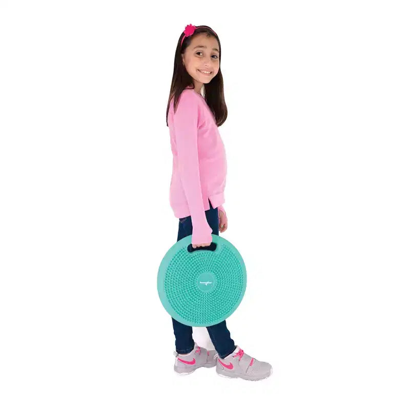 Bouncyband Portable Wiggle Seat Sensory Cushion, Green