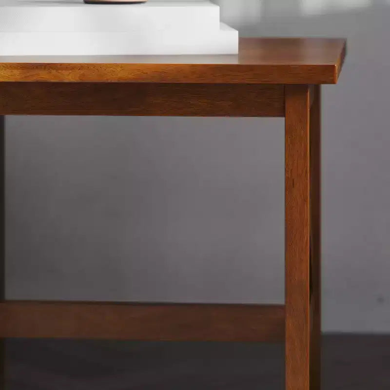 Emma and Oliver Solid Wood Farmhouse Style End Table