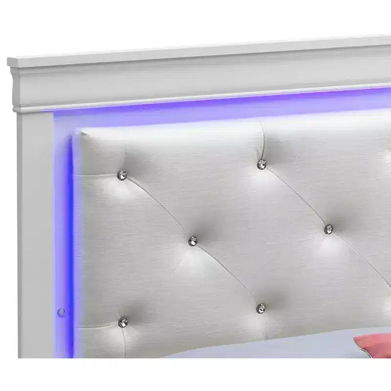 Passion Furniture Lorana and Twin Panel Beds