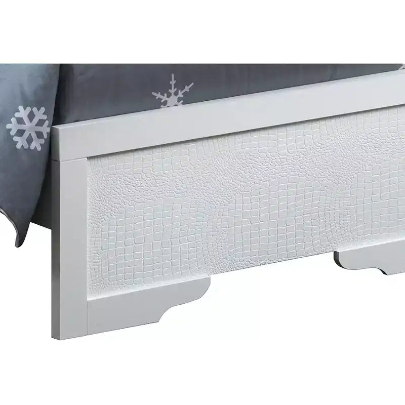 Passion Furniture Lorana and Twin Panel Beds