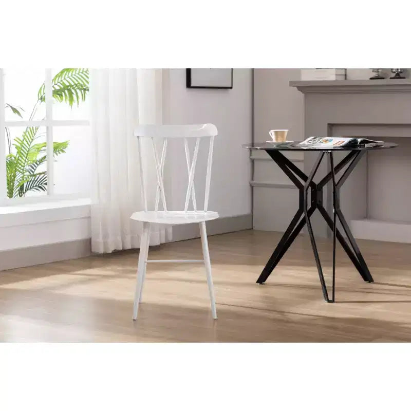 Set of 2 Savannah Metal Dining Chairs - Boraam Industries