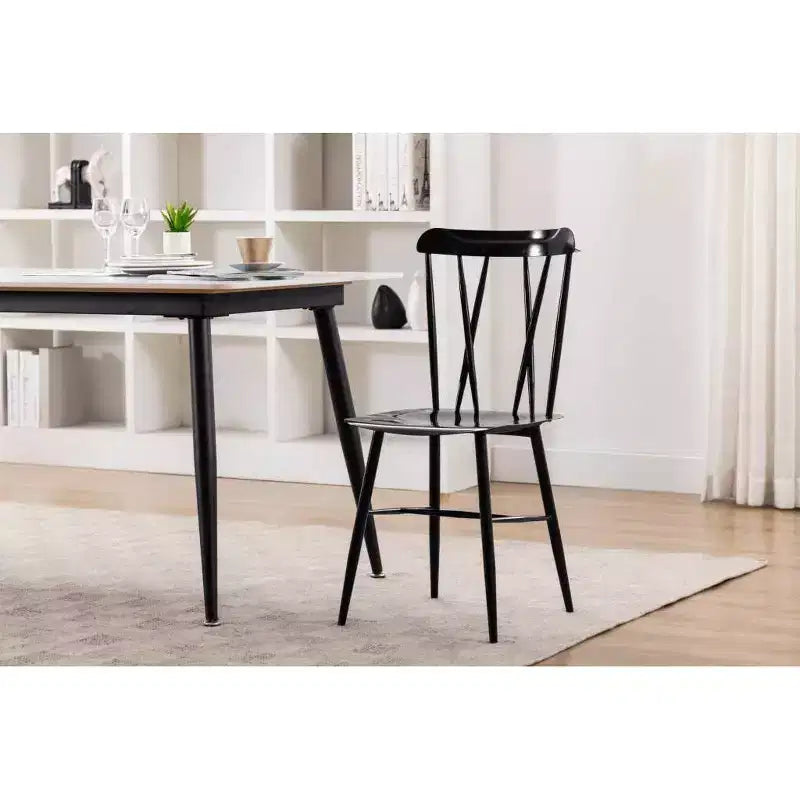 Set of 2 Savannah Metal Dining Chairs - Boraam Industries