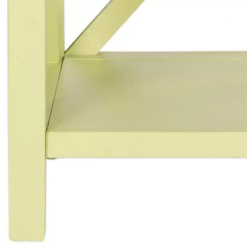 Candace Cross Back End Table - AMH6523 - Safavieh Couture