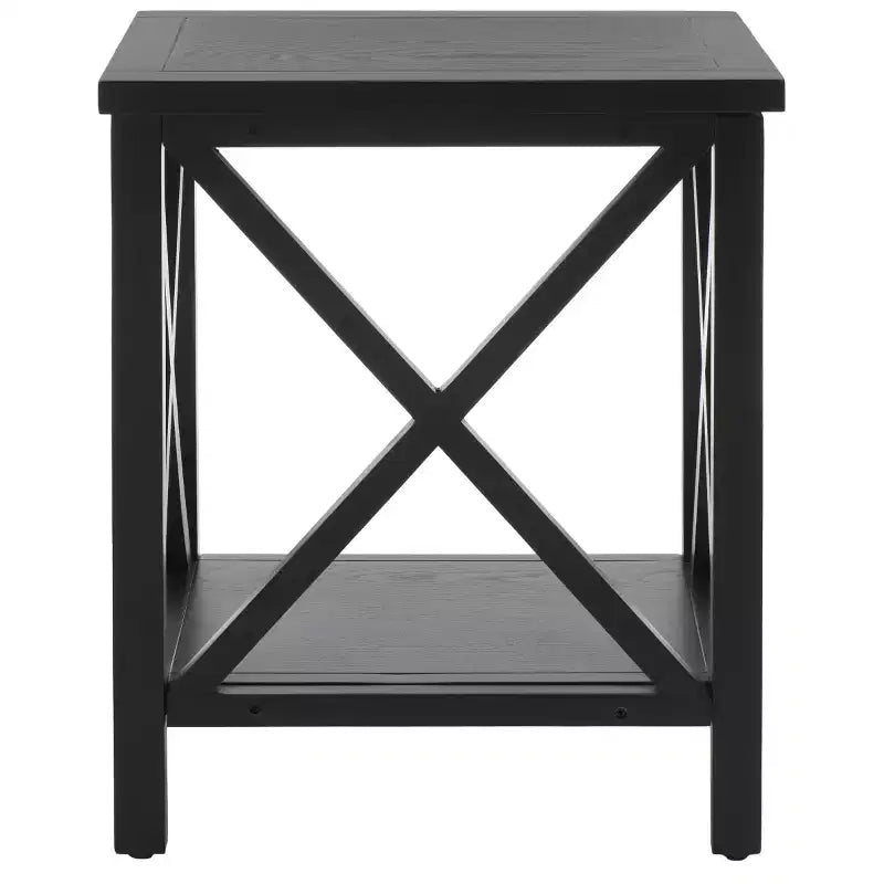 Candace Cross Back End Table - AMH6523 - Safavieh Couture
