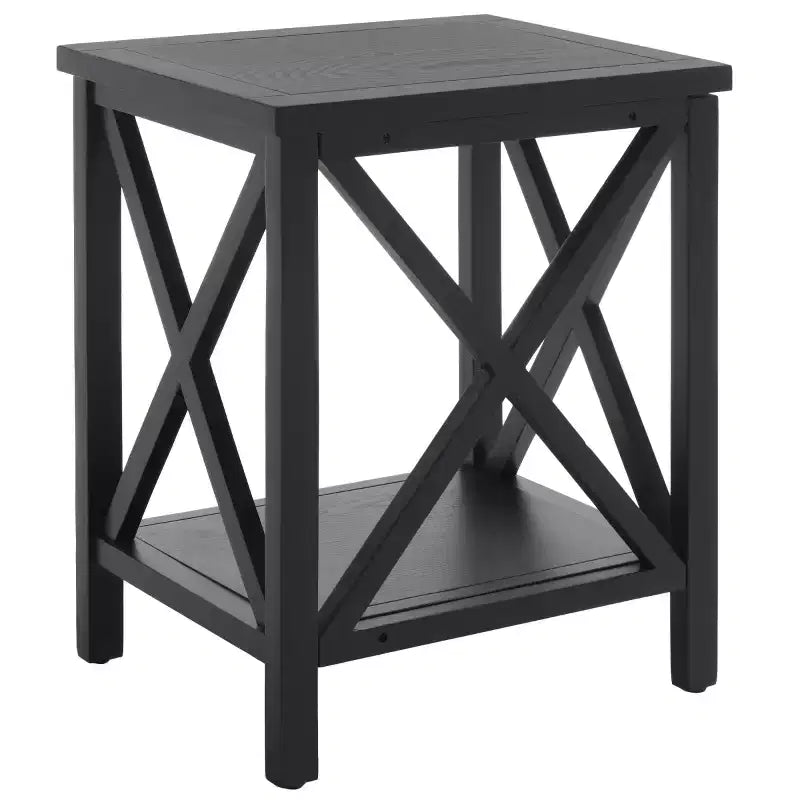 Candace Cross Back End Table - AMH6523 - Safavieh Couture
