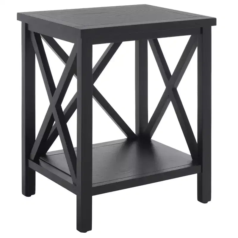 Candace Cross Back End Table - AMH6523 - Safavieh Couture
