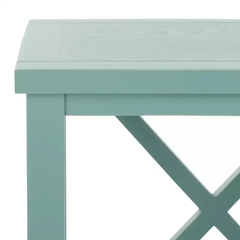 Candace Cross Back End Table - AMH6523 - Safavieh Couture