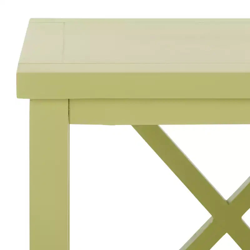 Candace Cross Back End Table - AMH6523 - Safavieh Couture