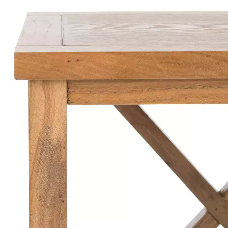 Candace Cross Back End Table - AMH6523 - Safavieh Couture