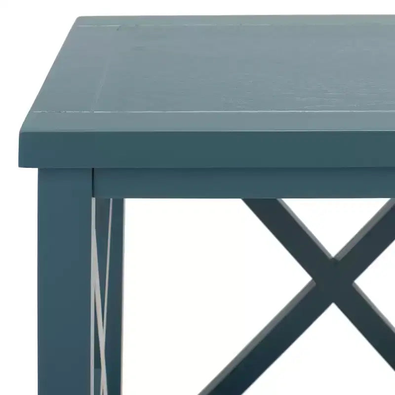 Candace Cross Back End Table - AMH6523 - Safavieh Couture