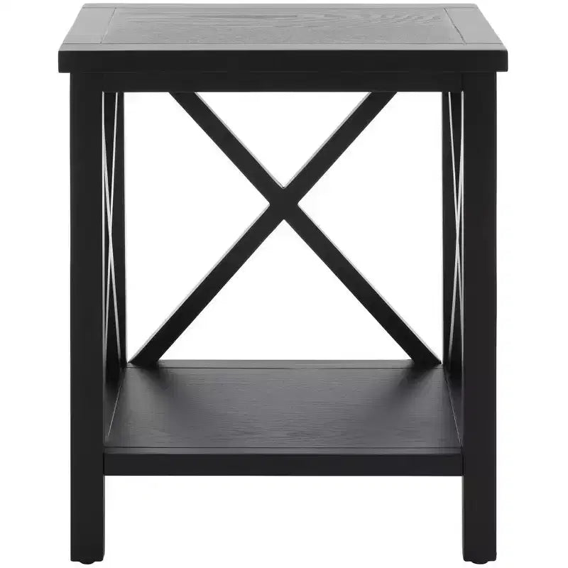Candace Cross Back End Table - AMH6523 - Safavieh Couture