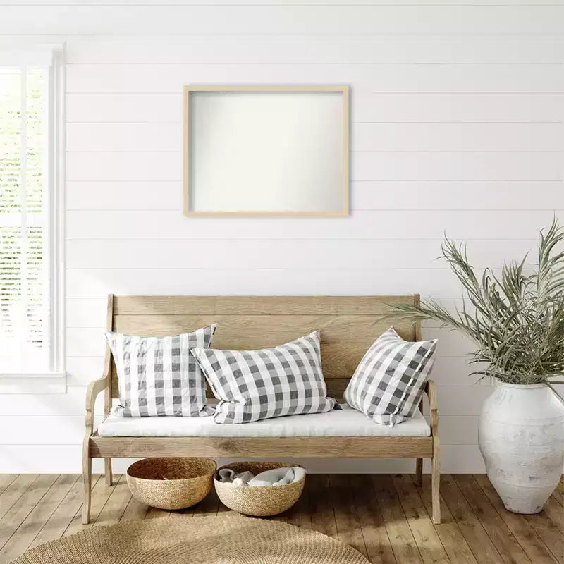 Amant Art Svelte Non-Beveled Wood Framed Wall Mirror