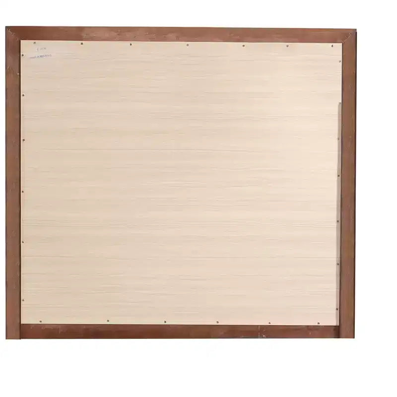 Passion Furniture Marilla 35 in. x 39 in. Modern Rectangle Framed Dresser Mirror