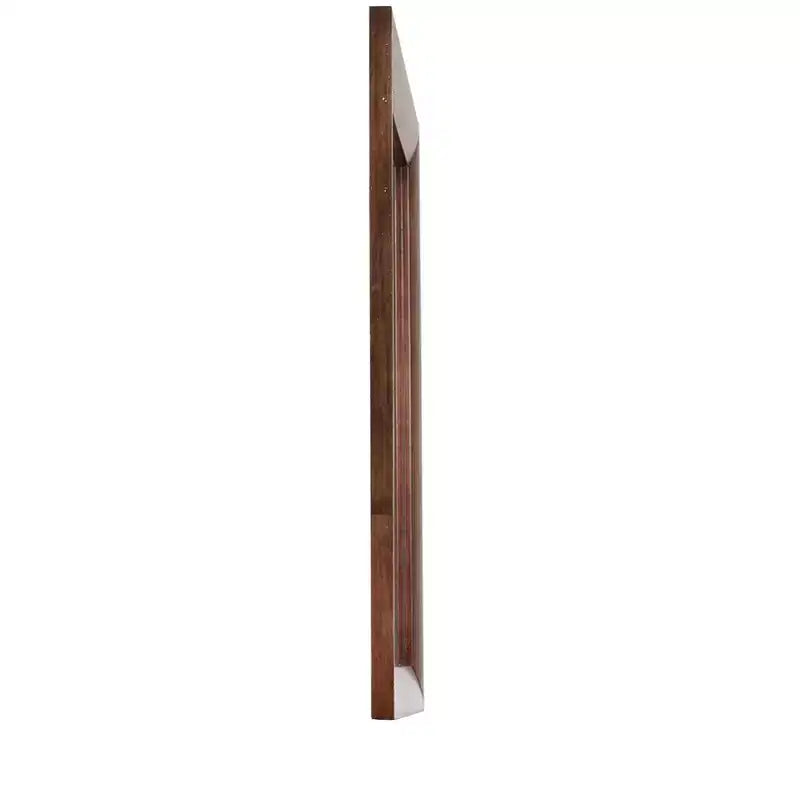 Passion Furniture Marilla 35 in. x 39 in. Modern Rectangle Framed Dresser Mirror