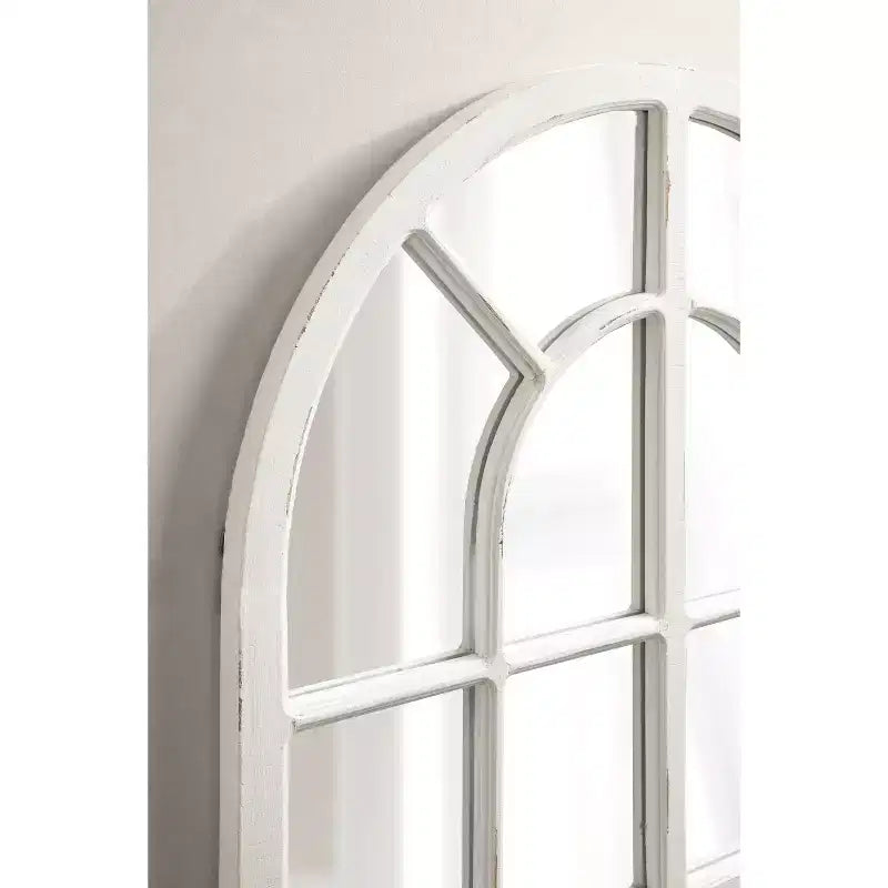 Kate and Laurel Boldmere Wide Arch Windowpane Mirror