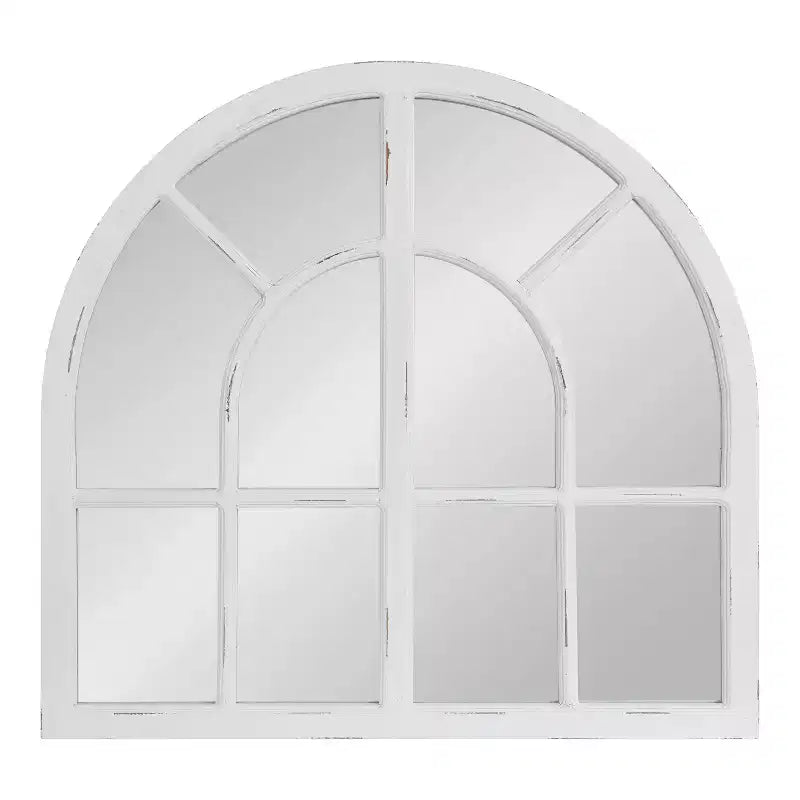 Kate and Laurel Boldmere Wide Arch Windowpane Mirror