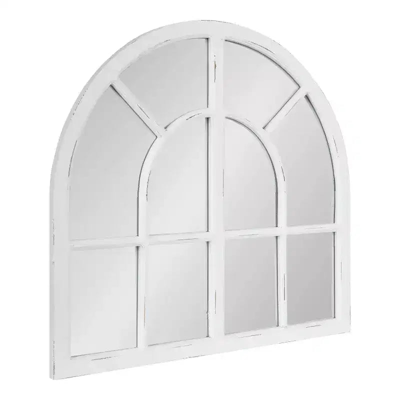 Kate and Laurel Boldmere Wide Arch Windowpane Mirror