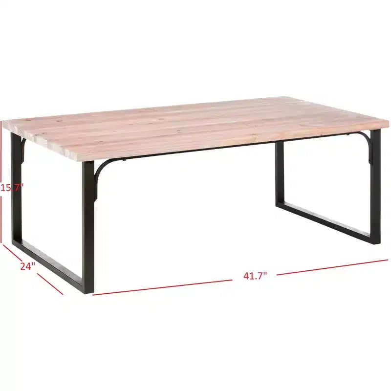Steven Coffee Table - AMH6559A - Brown - Safavieh Couture