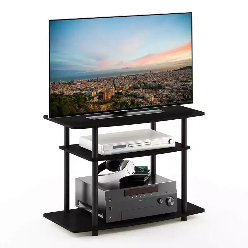 Furinno 3-Tier TV Stand Console Table Media Entertainment Center for TV's up to 32