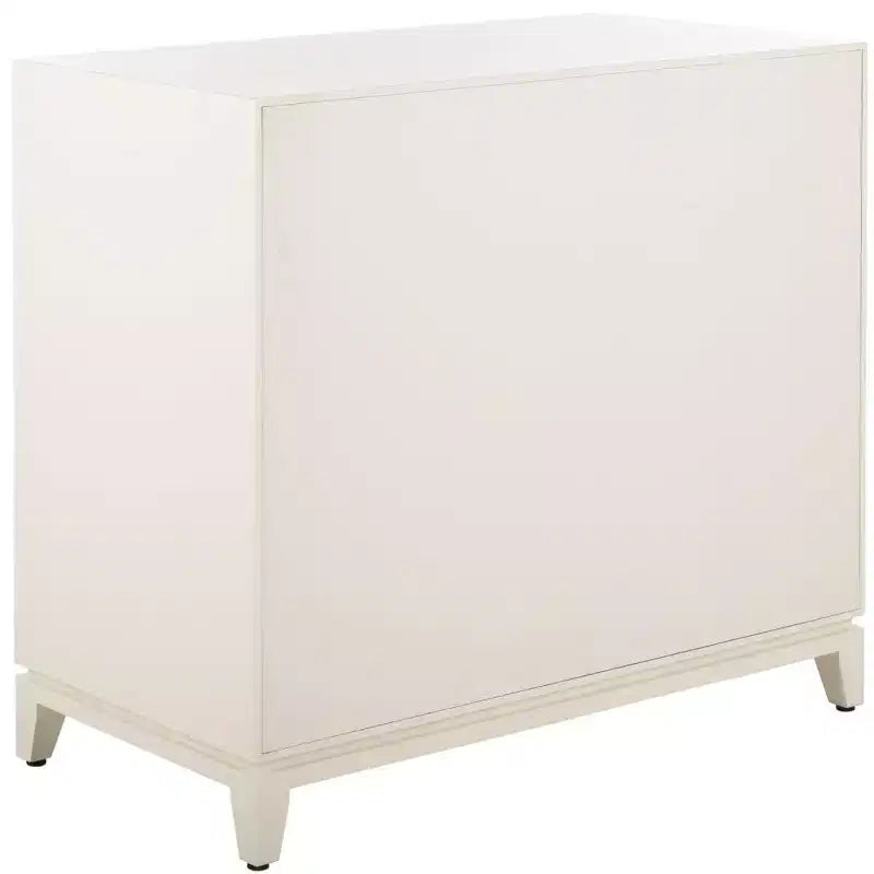 Nigel 2 Door 1 Drawer Chest - CHS6600 - White/Brass - Safavieh
