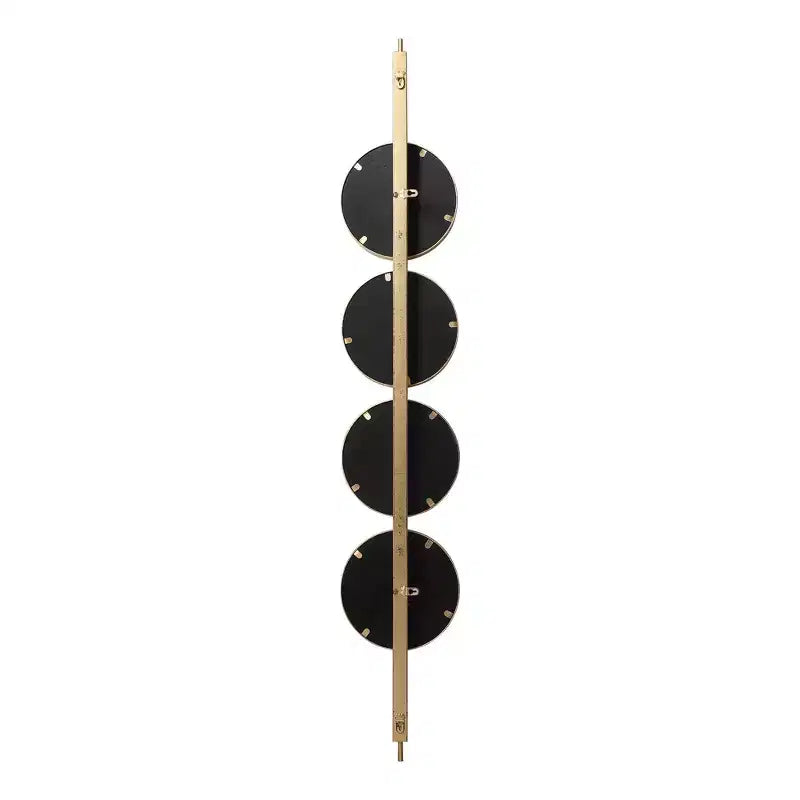 Uttermost Vanity Accent Wall Mirror Modern Beveled Gold Leaf Striking Iron Frame 10 Wide for Bathroom Bedroom Living Room Home