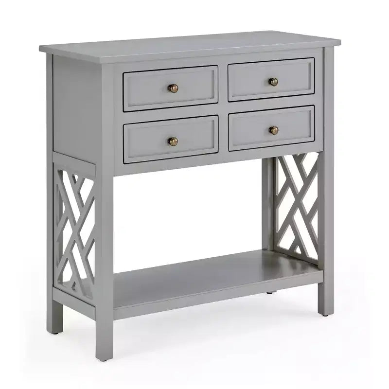 32 Middlebury Wood Console Table with 4 Drawers - Alaterre Furniture