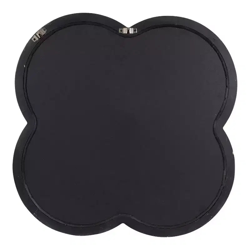 Kate and Laurel Krisi Scalloped MDF Scallop Mirror, 28x28, Silver