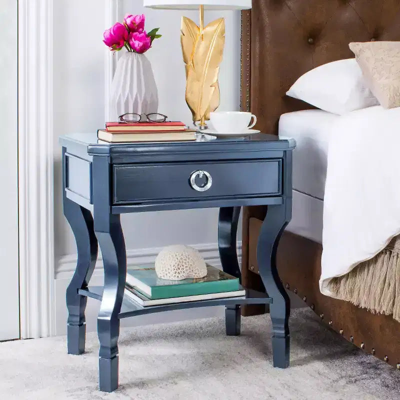 Alaia 1 Drawer Nightstand - FOX6275 - Safavieh Couture
