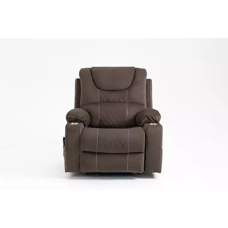 Leisure PU Leather/Velvet Electric Lift Chair, Relaxation Sofa Chair Electric Recliner for the Elderly - ModernLuxe