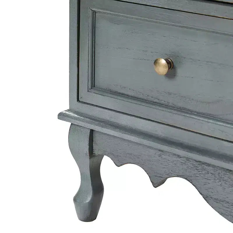 Set of 2 Galatea 32'' Traditional Solid Wood 3 - Drawer Accent Chest with Charging Station | HULALA HOME