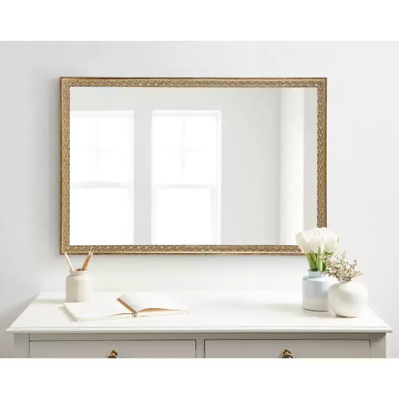 24x36 Johann Rectangle Wall Mirror - Kate & Laurel All Things Decor
