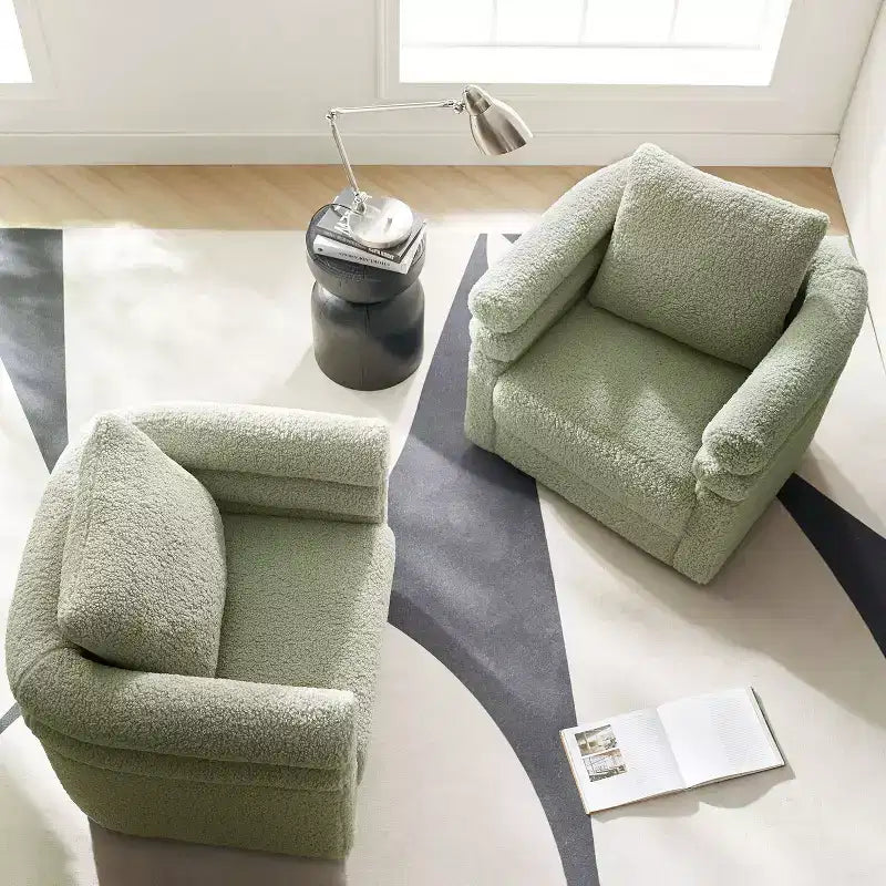 Arturo Modern Swivel Chair with Two Pillow Set of 2|ART OF LIVING DESIGNS-SAGE
