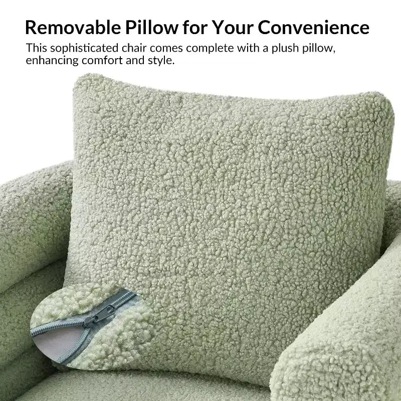 Arturo Modern Swivel Chair with Two Pillow Set of 2|ART OF LIVING DESIGNS-SAGE
