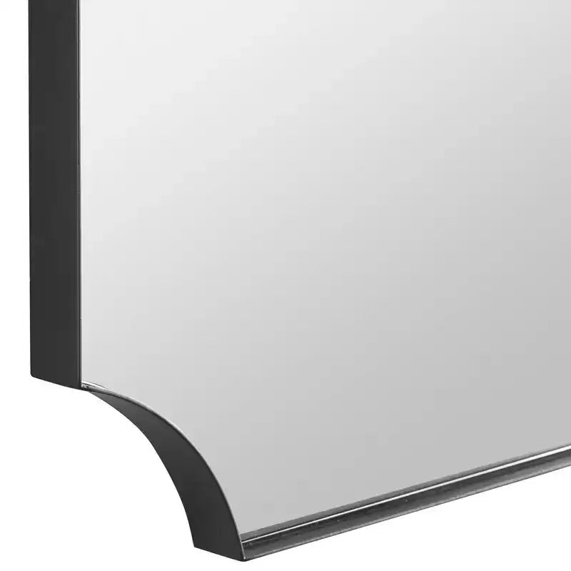 Uttermost Lennox Satin Black 22 1/4 x 40 1/4 Wall Mirror