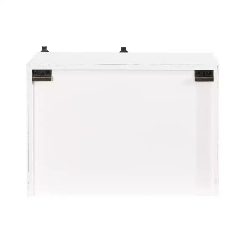 Kate and Laurel Cates Wood Floating Side Table with Cabinet