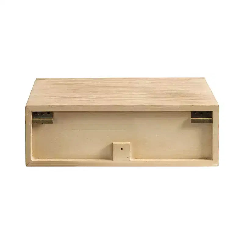 Kate and Laurel Ori Floating Side Table Rattan