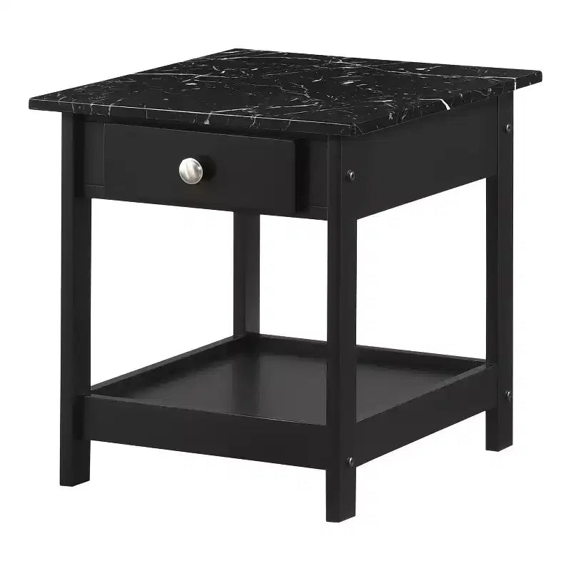 4pc Minsay Transitional Faux Marble Top Storage Coffee Table Set - HOMES: Inside + Out